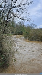 Le Pont de l Abbaye inondation de janvier 2025