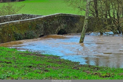 Le Pont de l Abbaye inondation de janvier 2025-4