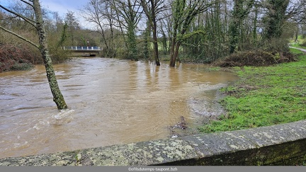 Le Pont de l Abbaye inondation de janvier 2025-5
